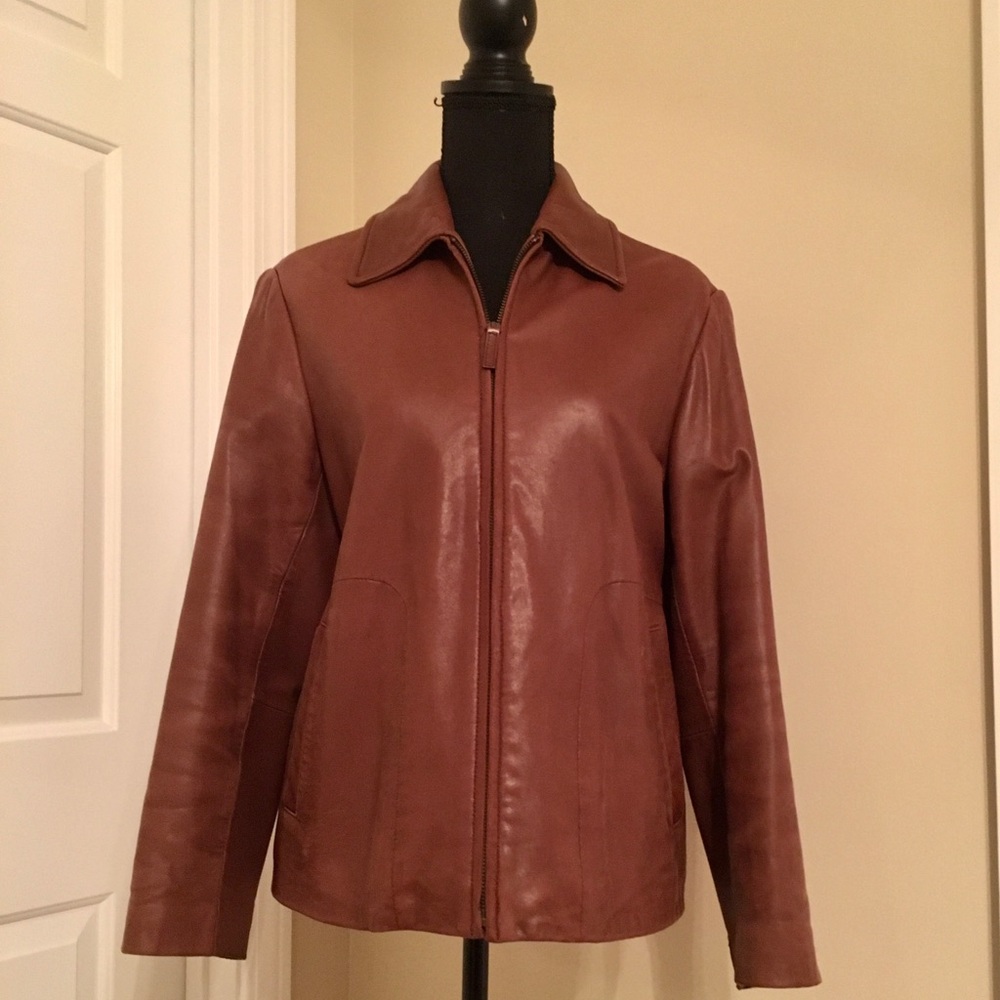☘️PRICE DROP!☘️VINTAGE leather bomber